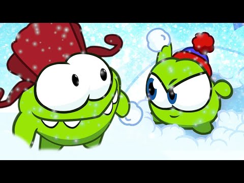 Om Nom Stories In Hind |💎Snow Fight | बर्फ की बारिश 🌨️ | Funny Cartoons For Kids
