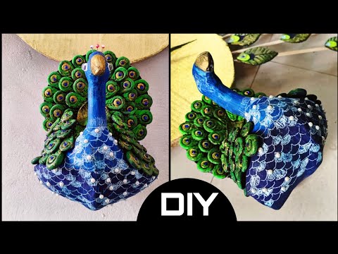 How To Make A Colorful Peacock Mural Using Clay