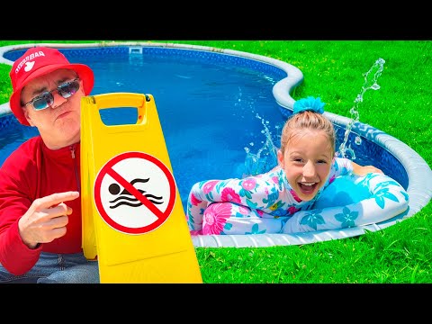 Normas de seguridad para niños en verano. Nuevo vídeo con Nastya y su padre