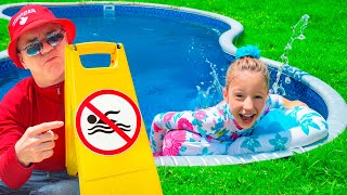 Normas de seguridad para niños en verano. Nuevo vídeo con Nastya y su padre