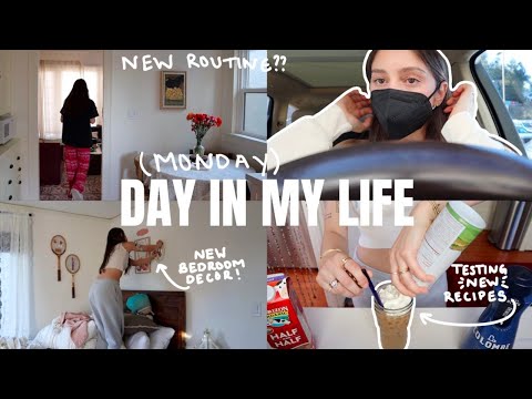 MONDAY VLOG: recipe experimenting, decor updates + routines I've been loving!!