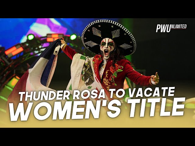 Thunder Rosa To Vacate Women's Championship