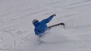 Better Snow Today.  A run at Copper Mountain during the USASA Nationals and Donek Snowboards Demo.
