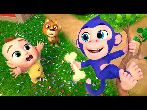 Eeny Meeny Minie Moe with Animals | Newborn Baby Songs & Nursery Rhymes