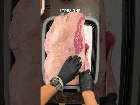 Simple Brisket Trim