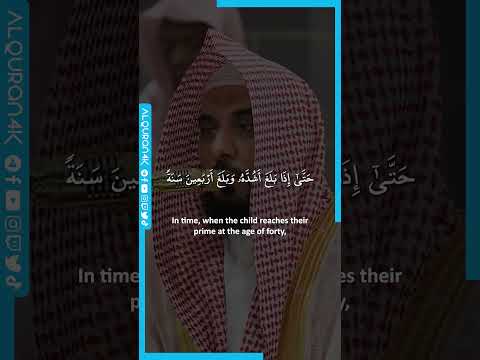Surah Al-Ahqaf [15] - Sheikh Abdullah Juhany #alquran4k