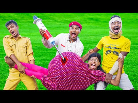 Top New Comedy Video Amazing Funny Injection Video 2025😂 Try To Not Laugh 2025Ep 446 Doctor By Bidik