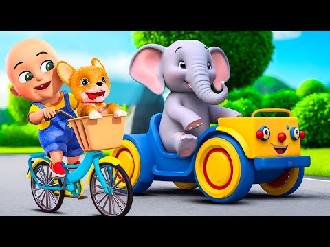 Lola The Elephant Song | Wheels On the Bus Animal Farm Song  | Bingo | Kids Nursery Rhymes Songs