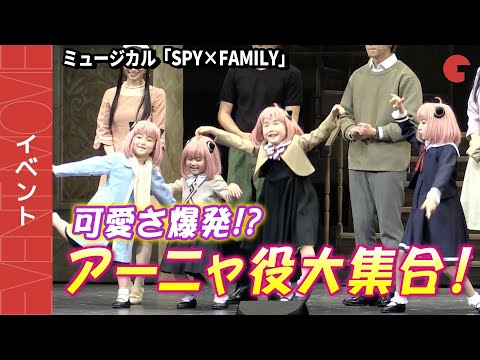 【SPY×FAMILY】アーニャ役4人が可愛すぎ!森崎ウィン、日向坂46・佐々木美玲らも笑顔