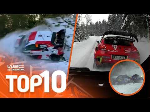 Craziest WRC Moments on Snow!