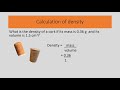 Density and Buoyancy Concepts