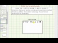TI-84 Calculator Data Analysis