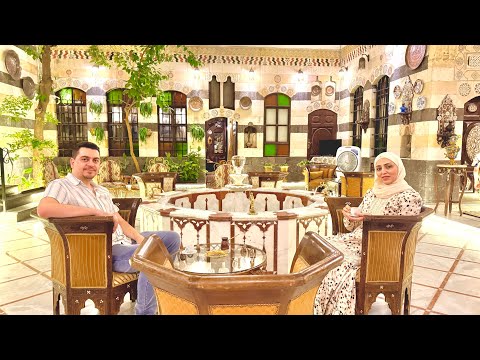جولة في أول بيت أسكنه بالشام 🏠 يومياتي مع جولة في دمشق القديمة 