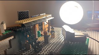 Behind the scenes Footage - Lego spiderman saves a civilian