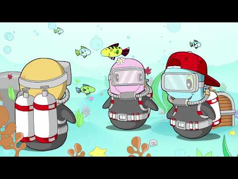 Playtime Buddies: Making New Friends - The Turtle and the Octopus! | Simple English Cartoon