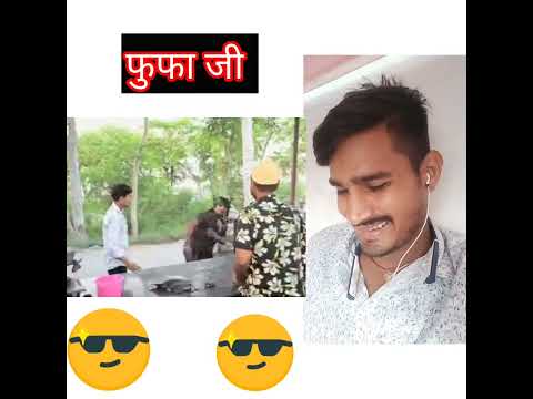 Fuffa ji part -2 mani Miraj Reaction video #manimeraj #funny #viral #shortvideo