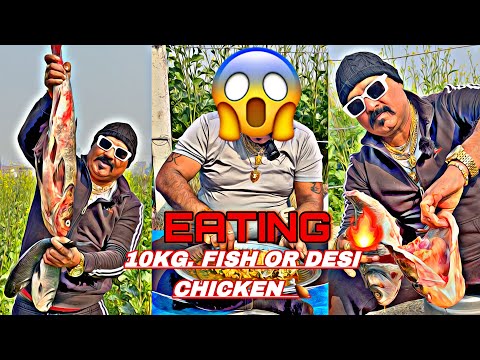 EATING🔥/FISH OR DESI CHICKEN🍗/SPICY🥵#eatingshow #spicychickenlegpiece #rkchikenlegpiece #viralvideo