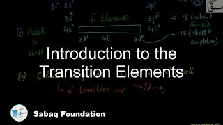 Introduction to the Transition Elements