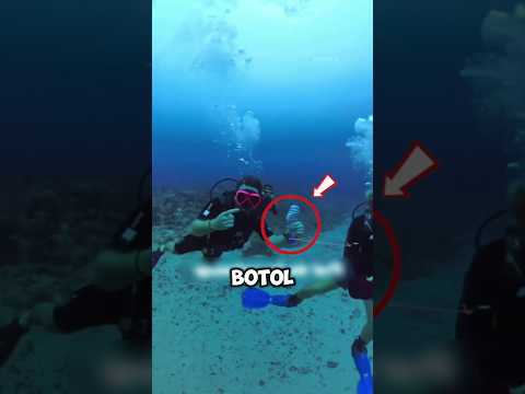 Inilah yang terjadi saat botol di bawa ke dasar laut