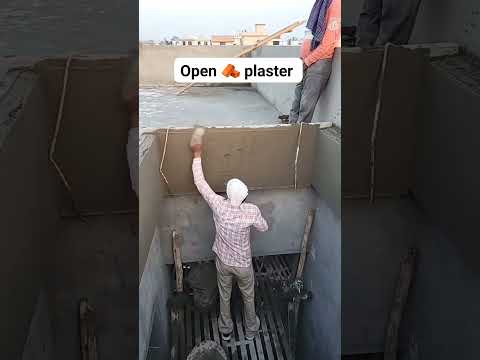 open ariya wall plaster work #constuction
