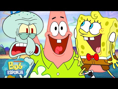 O Show do Patrick Estrela | Bob Esponja INVADINDO o Show do Patrick por 38 Minutos 🧽⭐️ | Português