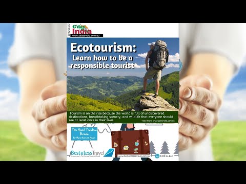 Ecotourism: Learn how to be a responsible tourist