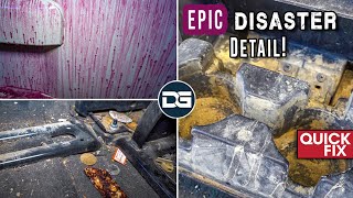 Deep Cleaning a DISASTER Salvaged Yukon! | Quick Fix