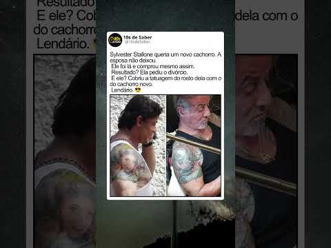 Stallone fez isso… por causa de um cachorro 🐾😮