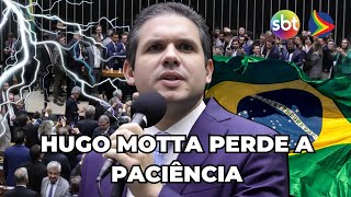 "Acabou a Tolerância": HUGO MOTTA reage à crise e enfrenta oposição BOLSONARISTA