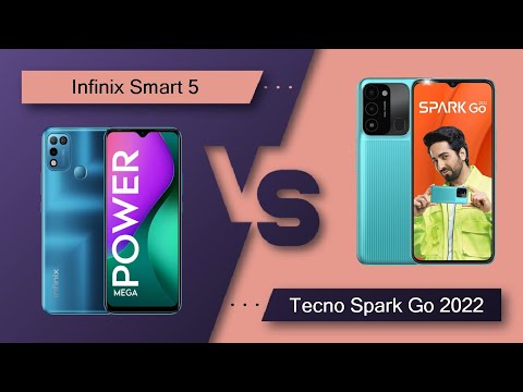 (ENGLISH) Infinix Smart 5 Vs Tecno Spark Go 2022 - Full Comparison [Full Specifications]