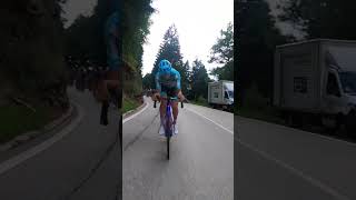 Cheering bananas 🍌 Squealing disc brakes 🚲 | Giro d'Italia S17 on-bike