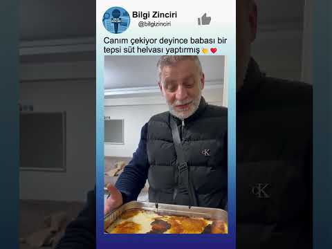 Kızının Canı Süt Helvası Çekti Diye 1 Tepsi Süt Helvası Satın Alan Baba👏❤️