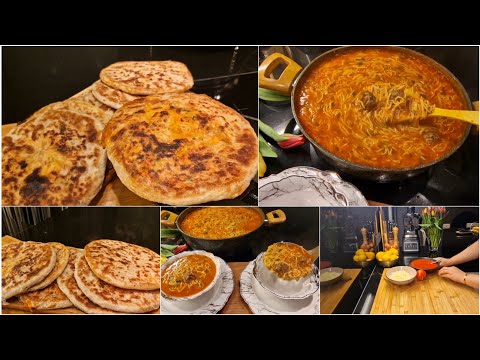ملوي معمر بدون لحوم اقتصادي ولذيذ 🥰شوربة الشعرية بمذاق الحريرة رائعة وسريعة التحضير 👍😋