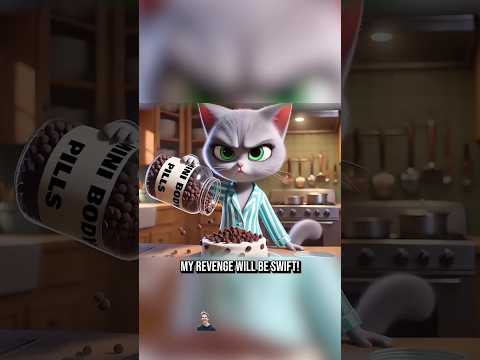 Mistreated Sister Gets Revenge On Sister #cat #猫 #pusa #고양이 #cartoon #funny #aicat #kucing #cutecat