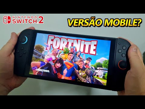 Jogando FORTNITE no NINTENDO SWITCH 2 + Emote Exclusivo