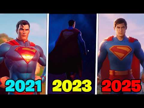 Evolution of Superman in Fortnite Storyline