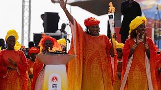 YouTube video thumbnail:  Young Uganda-Based Refugees Chase Their Olympic Dream in Senegal 
