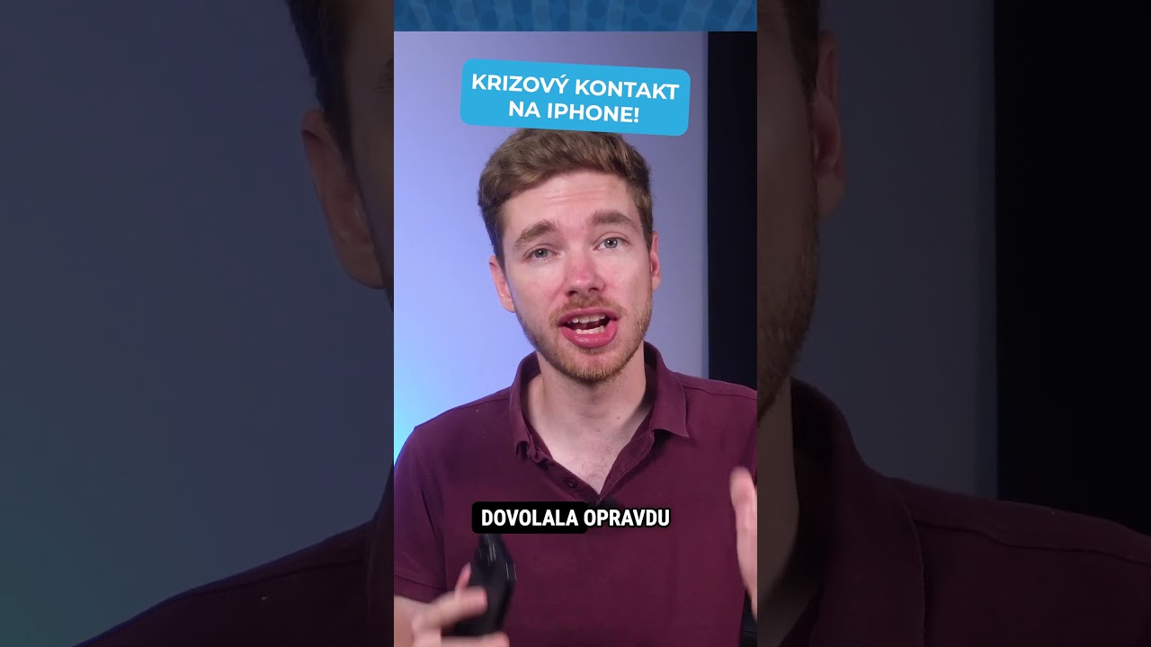 Krizový kontakt na iPhone!