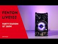 House Party Speaker with Lights - Fenton LIVE102 - Bluetooth - 300W