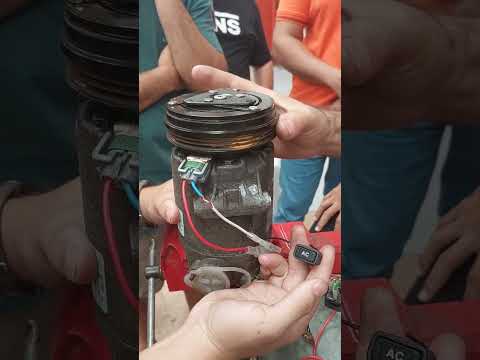 COMO QUE FUNCIONA A BOBINA DO MOTOR DO AR-CONDICIONADO QUANDOVOCÊAPERTARO BOTÃO?  #AR-CONDICIONADO