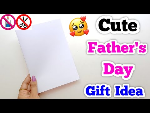 🥰 No Glue No Scissors 🥰 Father's Day Gift Idea / how to make father's day gift / happy father's day