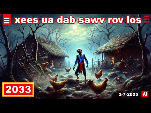 dab hais hmoob - 2033 - 2-7-2025 xees ua dab sawv rov los noj qiab, ฟื้นคืนชีพ, The Xeng.