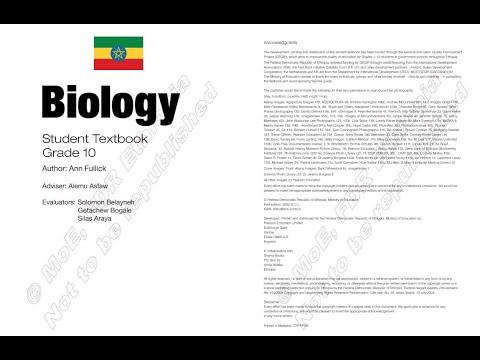How to Download Ethiopian grade 10 biology Student...