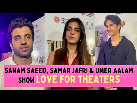 Sanam Saeed, Samar Jafri & Umer Aalam show love for theatre | The White Plague| Arts Council Karachi