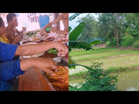 ส้มตำปูไต่ผักแกล้มตามฤดูกาลดำนา