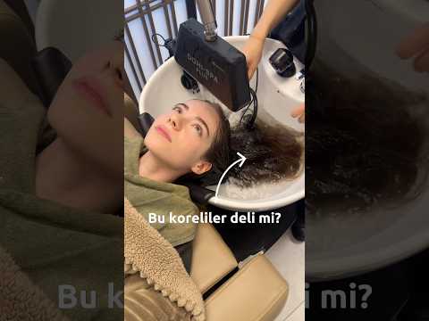 İNANILMAZ KORE BAKIMI 🤯 #keşfet #youtubeshorts #vlog #korea #hair #shorts #youtubetürkiye