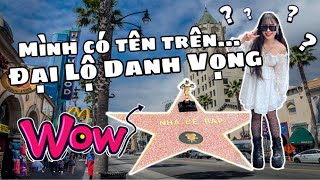 Bắp làm sao được khắc tên trên Đại Lộ Danh Vọng Hollywood 🎥 ? || Nhã Bé Bắp