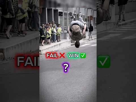 FAIL OU WIN ✅❌ #parkour #viral #shorts #gym #sport