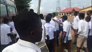 AMOAFO TECHNICAL INSTITUTE:                                 The arrival of Ghana TVET School Bus