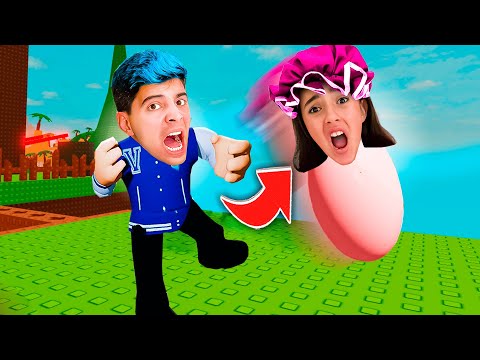 TIVE QUE CHUTAR MINHA FILHA PARA PASSAR NO ROBLOX!!